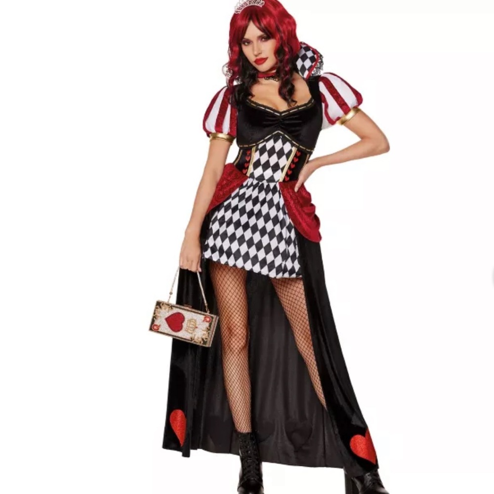 Spirit Black and Red Harlequin Kids Costume